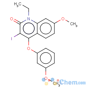 CAS No:125879-24-5 1-Ethyl-3-iodo-7-methoxy-4-(3-methoxy-phenoxy)-1H-quinolin-2-one