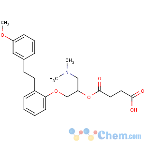 CAS No:125926-17-2 4-[1-(dimethylamino)-3-[2-[2-(3-methoxyphenyl)ethyl]phenoxy]propan-2-yl]<br />oxy-4-oxobutanoic acid