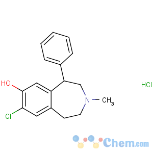 CAS No:125941-87-9 (5R)-8-chloro-3-methyl-5-phenyl-1,2,4,<br />5-tetrahydro-3-benzazepin-7-ol