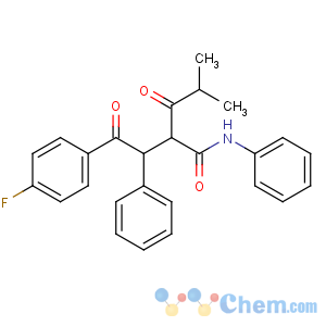 CAS No:125971-58-6 2-[2-(4-fluorophenyl)-2-oxo-1-phenylethyl]-4-methyl-3-oxo-N-<br />phenylpentanamide