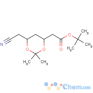 CAS No:125971-94-0 tert-butyl<br />2-[(4R,6R)-6-(cyanomethyl)-2,2-dimethyl-1,3-dioxan-4-yl]acetate