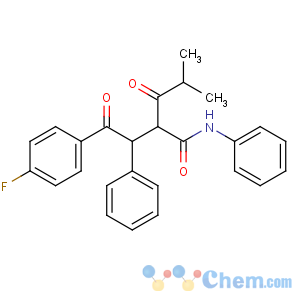 CAS No:125971-96-2 2-[2-(4-fluorophenyl)-2-oxo-1-phenylethyl]-4-methyl-3-oxo-N-<br />phenylpentanamide