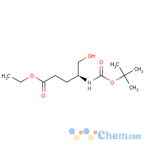 CAS No:125982-19-6 (4s)-4-[[(1,1-dimethylethoxy)carbonyl]amino]-5-hydroxypentanoic acid ethyl ester