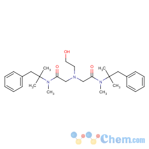 CAS No:126-27-2 2-[2-hydroxyethyl-[2-[methyl-(2-methyl-1-phenylpropan-2-yl)amino]-2-<br />oxoethyl]amino]-N-methyl-N-(2-methyl-1-phenylpropan-2-yl)acetamide