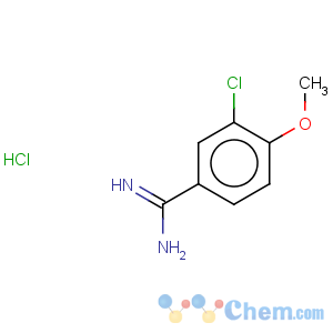 CAS No:126007-98-5 3-Chloro-4-methoxybenzamidine HCl