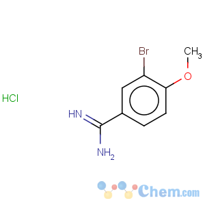 CAS No:126007-99-6 Benzenecarboximidamide, 3-bromo-4-methoxy-, hydrochloride(1:1)