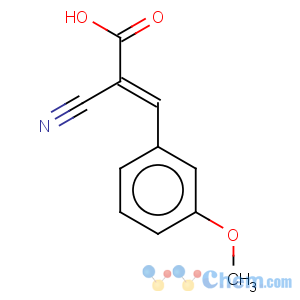 CAS No:126058-00-2 2-Propenoicacid, 2-cyano-3-(3-methoxyphenyl)-