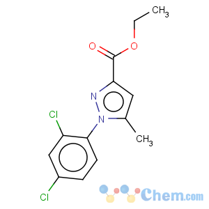 CAS No:126067-40-1 1-(2,4-Dichloro-phenyl)-5-methyl-1H-pyrazole-3-carboxylic acid ethyl ester