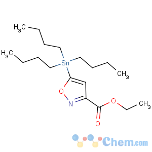 CAS No:126085-91-4 ethyl 5-tributylstannyl-1,2-oxazole-3-carboxylate