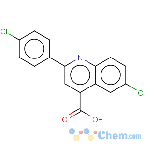 CAS No:126088-20-8 4-Quinolinecarboxylicacid, 6-chloro-2-(4-chlorophenyl)-