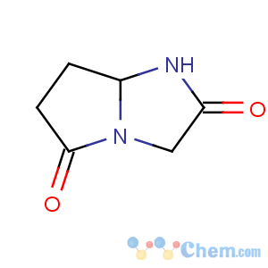 CAS No:126100-97-8 3,6,7,7a-tetrahydro-1H-pyrrolo[1,2-a]imidazole-2,5-dione