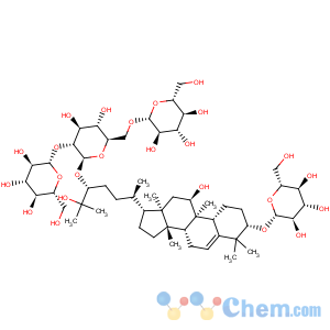 CAS No:126105-12-2 b-D-Glucopyranoside, (3b,9b,10a,11a,24R)-3-(b-D-glucopyranosyloxy)-11,25-dihydroxy-9-methyl-19-norlanost-5-en-24-ylO-b-D-glucopyranosyl-(1®