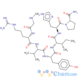 CAS No:126112-22-9 1-7-AngiotensinII, 1-(N-methylglycine)-5-L-isoleucine-7-L-prolinamide-