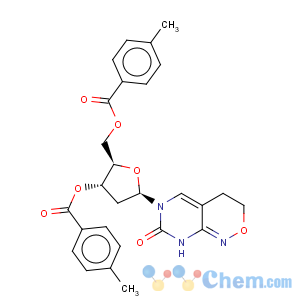 CAS No:126128-41-4 1H-Pyrimido[4,5-c][1,2]oxazin-7(3H)-one,6-[2-deoxy-3,5-bis-O-(4-methylbenzoyl)-b-D-erythro-pentofuranosyl]-4,6-dihydro-