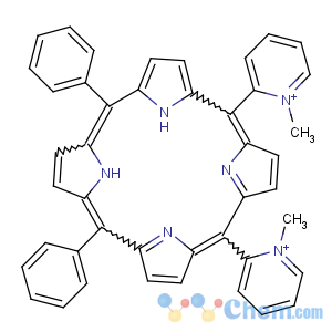CAS No:126157-79-7 Pyridinium,2,2'-(15,20-diphenyl-21H,23H-porphine-5,10-diyl)bis[1-methyl-