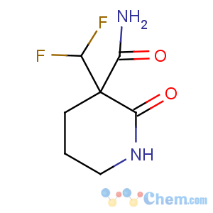 CAS No:126309-11-3 3-(difluoromethyl)-2-oxopiperidine-3-carboxamide