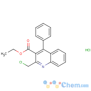CAS No:126334-84-7 ethyl 2-(chloromethyl)-4-phenylquinoline-3-carboxylate