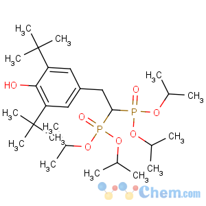 CAS No:126411-13-0 Phosphonic acid,P,P'-[2-[3,5-bis(1,1-dimethylethyl)-4-hydroxyphenyl]ethylidene]bis-,P,P,P',P'-tetrakis(1-methylethyl) ester