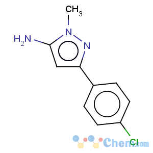 CAS No:126417-82-1 1H-Pyrazol-5-amine,3-(4-chlorophenyl)-1-methyl-