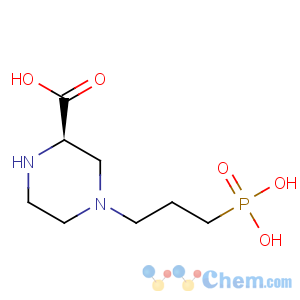 CAS No:126453-07-4 2-Piperazinecarboxylicacid, 4-(3-phosphonopropyl)-, (2R)-