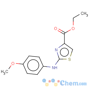 CAS No:126533-79-7 4-Thiazolecarboxylicacid, 2-[(4-methoxyphenyl)amino]-, ethyl ester