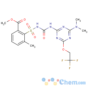 CAS No:126535-15-7 methyl<br />2-[[4-(dimethylamino)-6-(2,2,2-trifluoroethoxy)-1,3,<br />5-triazin-2-yl]carbamoylsulfamoyl]-3-methylbenzoate