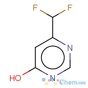 CAS No:126538-89-4 4(3H)-Pyrimidinone,6-(difluoromethyl)-