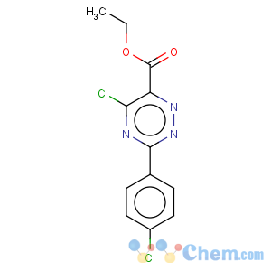 CAS No:126542-35-6 1,2,4-Triazine-6-carboxylicacid, 5-chloro-3-(4-chlorophenyl)-, ethyl ester