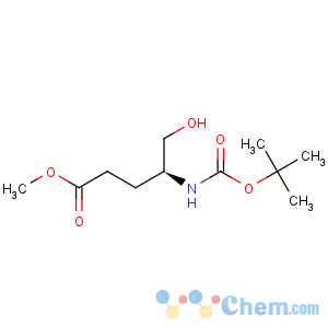 CAS No:126587-35-7 (S)-4-[[(tert-Butoxy)carbonyl]amino]-5-hydroxypentanoic acid methyl ester