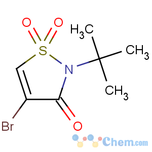 CAS No:126623-65-2 3(2H)-Isothiazolone,4-bromo-2-(1,1-dimethylethyl)-, 1,1-dioxide