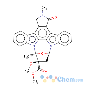 CAS No:126643-37-6 9,12-Epoxy-1H-diindolo[1,2,3-fg:3',2',1'-kl]pyrrolo[3,4-i][1,6]benzodiazocine-10-carboxylicacid, 2,3,9,10,11,12-hexahydro-10-methoxy-2,9-dimethyl-1-oxo-, methyl ester,(9S,10R,12R)-