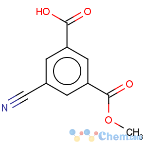 CAS No:126739-90-0 1,3-Benzenedicarboxylicacid, 5-cyano-, 1-methyl ester