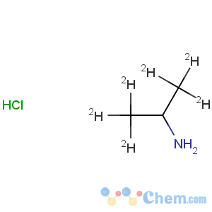 CAS No:126794-59-0 2-Propan-1,1,1,3,3,3-d6-amine,hydrochloride (9CI)