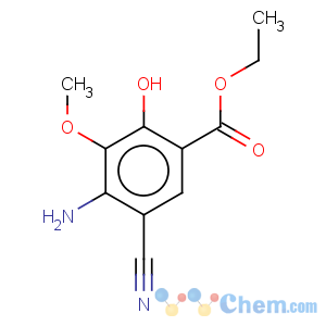 CAS No:126930-25-4 4-Amino-5-cyano-2-hydroxy-3-methoxy-benzoic acid ethyl ester