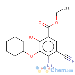 CAS No:126930-29-8 4-Amino-5-cyano-3-cyclohexyloxy-2-hydroxy-benzoic acid ethyl ester