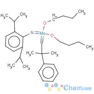 CAS No:126949-65-3 Molybdenum,[2,6-bis(1-methylethyl)benzenaminato(2-)](2-methyl-2-phenylpropylidene)bis(2-methyl-2-propanolato)-,(T-4)-
