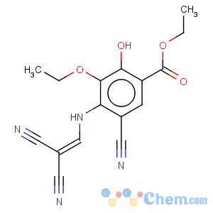 CAS No:126952-89-4 5-Cyano-4-(2,2-dicyano-vinylamino)-3-ethoxy-2-hydroxy-benzoic acid ethyl ester