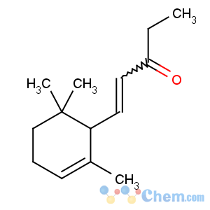 CAS No:127-42-4 (E)-1-(2,6,6-trimethylcyclohex-2-en-1-yl)pent-1-en-3-one