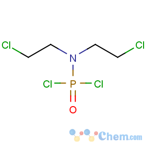 CAS No:127-88-8 2-chloro-N-(2-chloroethyl)-N-dichlorophosphorylethanamine