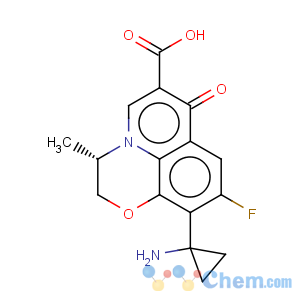 CAS No:127045-37-8 7H-Pyrido[1,2,3-de]-1,4-benzoxazine-6-carboxylicacid, 10-(1-aminocyclopropyl)-9-fluoro-2,3-dihydro-3-methyl-7-oxo-