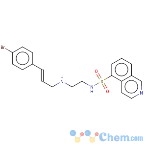 CAS No:127243-85-0 5-Isoquinolinesulfonamide,N-[2-[[3-(4-bromophenyl)-2-propen-1-yl]amino]ethyl]-