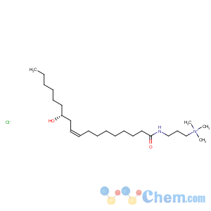 CAS No:127311-98-2 1-Propanaminium,3-[[(9Z,12R)-12-hydroxy-1-oxo-9-octadecenyl]amino]-N,N,N-trimethyl-, chloride(9CI)