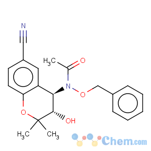 CAS No:127408-30-4 Acetamide,N-[(3S,4R)-6-cyano-3,4-dihydro-3-hydroxy-2,2-dimethyl-2H-1-benzopyran-4-yl]-N-(phenylmethoxy)-
