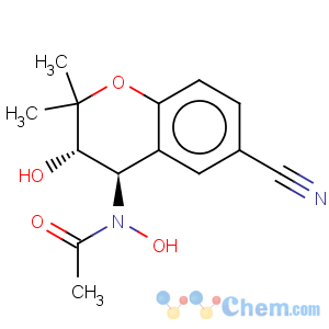 CAS No:127408-31-5 Acetamide,N-[(3S,4R)-6-cyano-3,4-dihydro-3-hydroxy-2,2-dimethyl-2H-1-benzopyran-4-yl]-N-hydroxy-