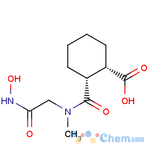 CAS No:127420-24-0 Cyclohexanecarboxylicacid, 2-[[[2-(hydroxyamino)-2-oxoethyl]methylamino]carbonyl]-, (1S,2R)-