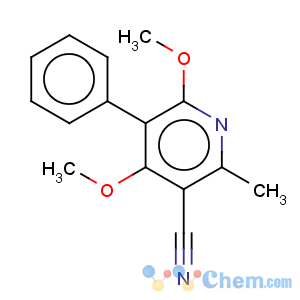 CAS No:127581-40-2 3-Pyridinecarbonitrile,4,6-dimethoxy-2-methyl-5-phenyl-