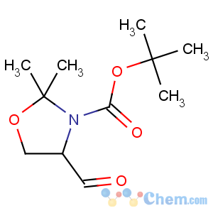 CAS No:127589-93-9 3-Oxazolidinecarboxylicacid, 4-formyl-2,2-dimethyl-, 1,1-dimethylethyl ester