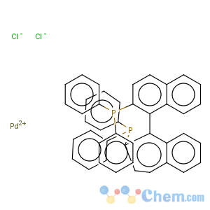 CAS No:127593-28-6 Palladium,[(1S)-[1,1'-binaphthalene]-2,2'-diylbis[diphenylphosphine-kP]]dichloro-, (SP-4-2)-