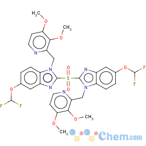 CAS No:127780-16-9 1H-Benzimidazole,6-(difluoromethoxy)-2-[[(3,4-dimethoxy-2-pyridinyl)methyl]sulfonyl]-