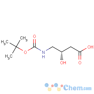 CAS No:127852-78-2 butanoic acid, 4-[[(1,1-dimethylethoxy)carbonyl]amino]-3-hydroxy-, (s)- (9ci)